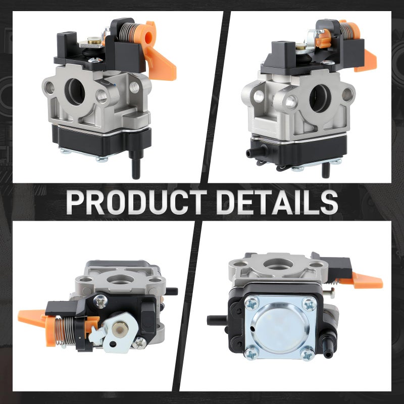 Carbbia Carburetor For Homelite for Ryobi Rotary Valve 308028001 308428002 985892001 985893001 For Stens 615737 For Walbro WYC-12-1 WYC-3 WYC-3-1 WYC-9-1 RY08510 RY08570 RY60511A RY60511B RY60512 - Image 3